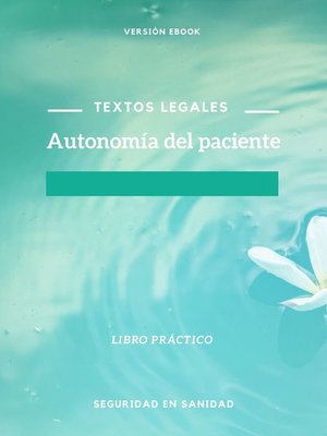 cover image of Autonomía del paciente